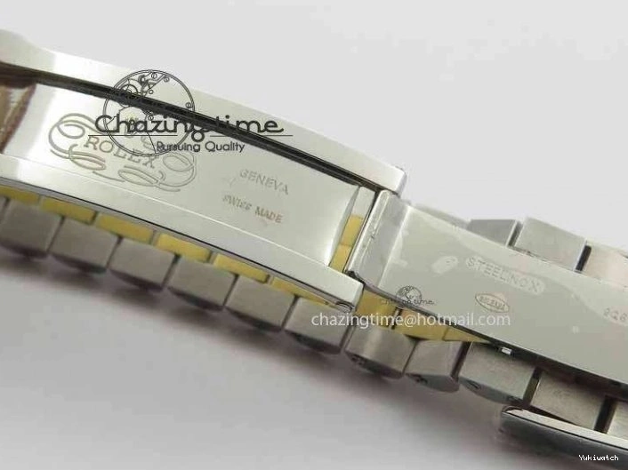 Roman YG Maker Black On Bracelet Edition A2813 BP Best 41mm DateJust SS Jubilee Dial II 0521